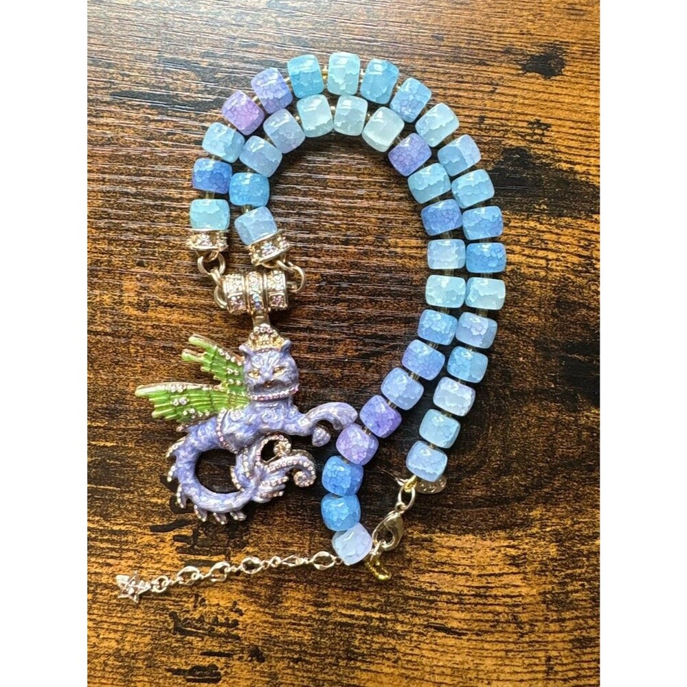 Kirks Folly Mercat Magnetic Interchangeable Necklace & Enhancer Signed Retired
